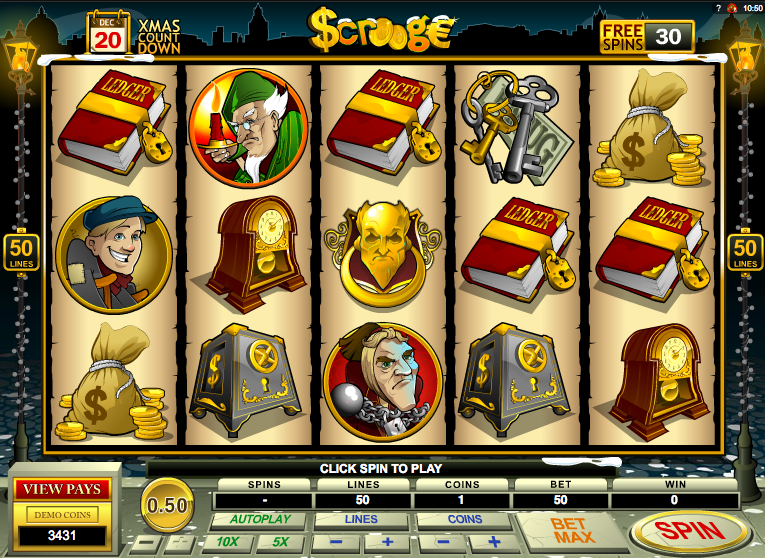 Scrooge Slots Online