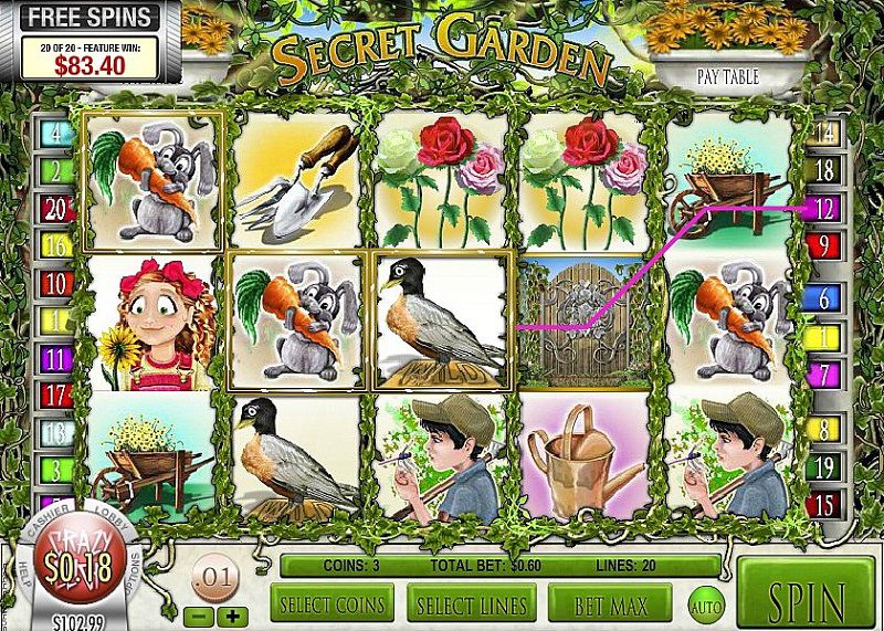 Secret Garden Gameplay Casino