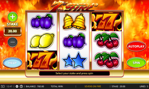 7s On Fire Slots Online