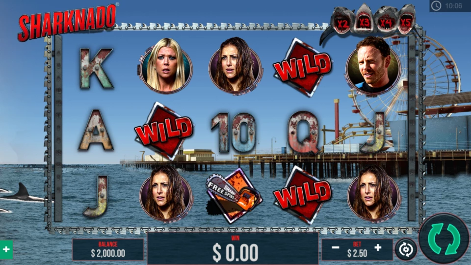 Sharknado Slot Gameplay