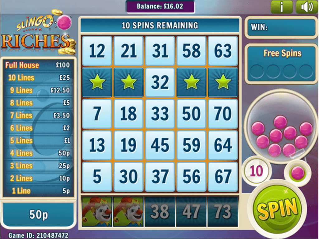 Slingo Free Play