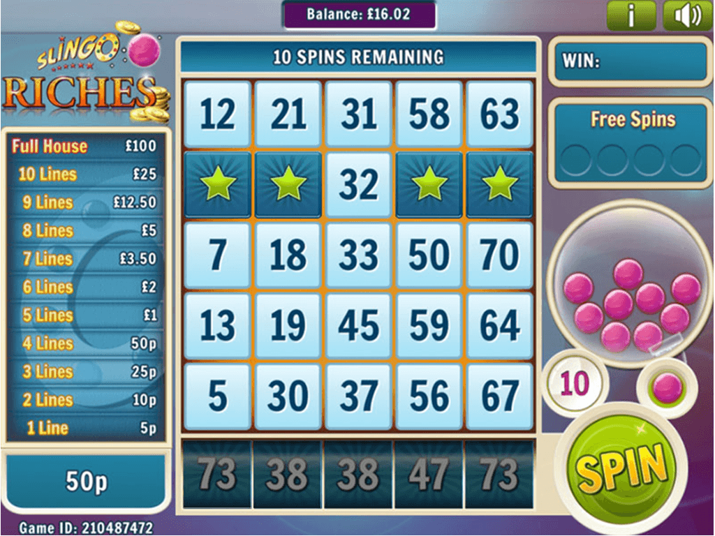Top 1 Slingo Slot