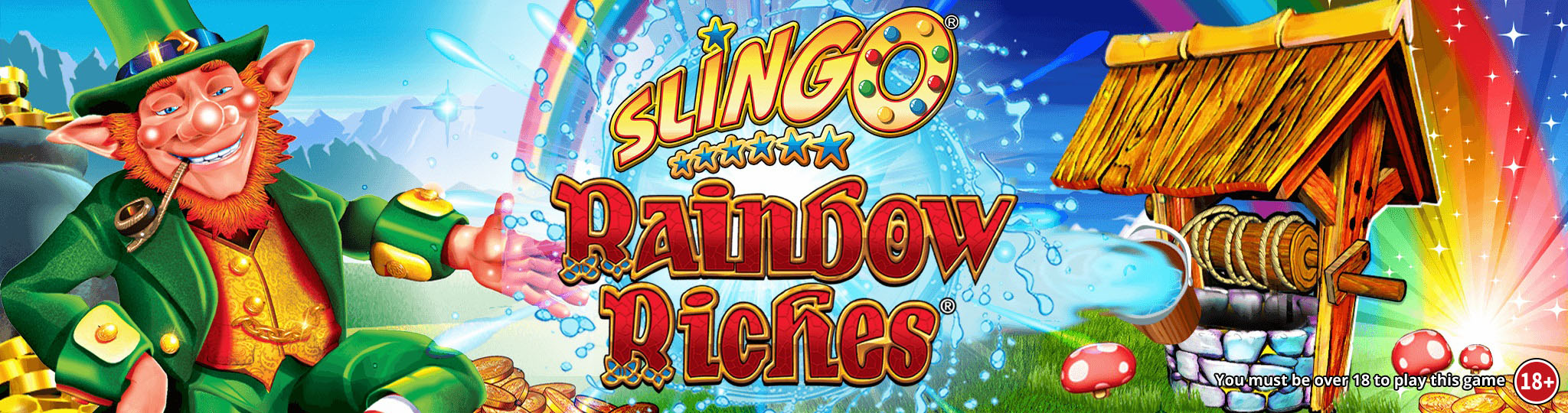 Slingo Rainbow Riches Slot Logo Umbingo