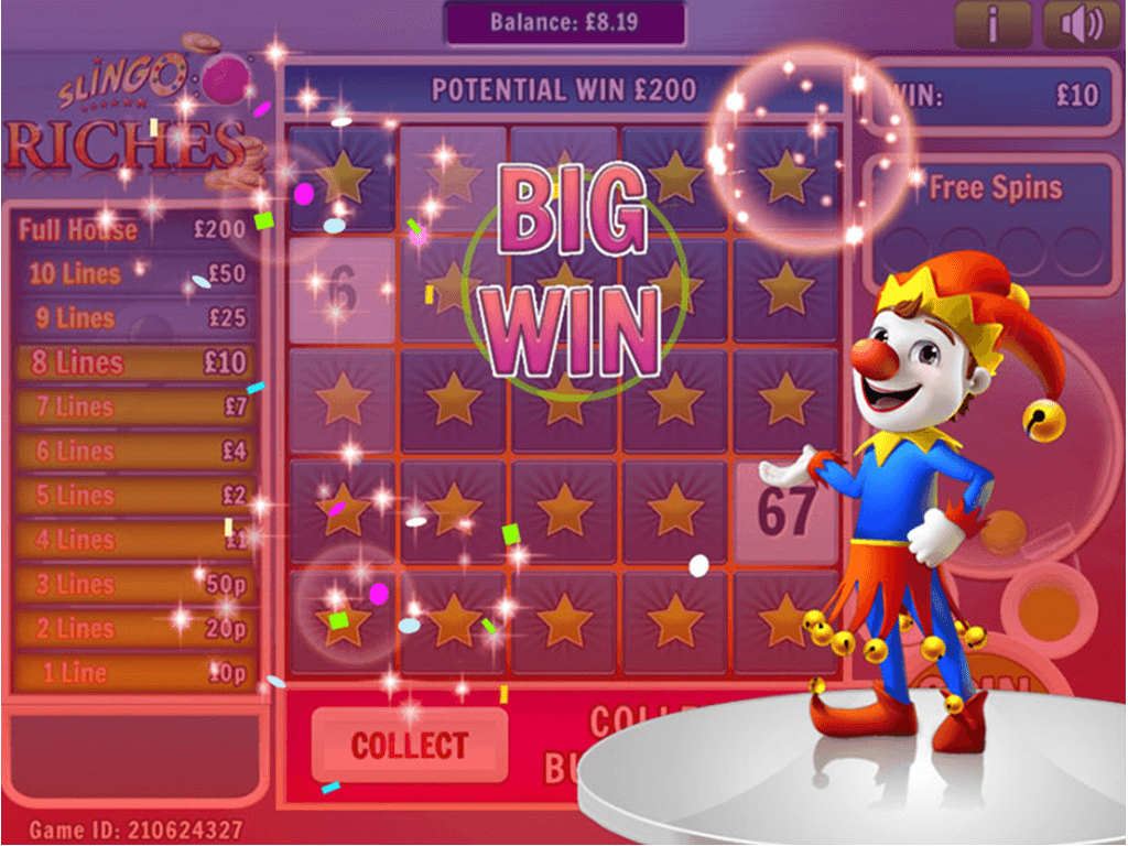 Slingo Riches Big Win