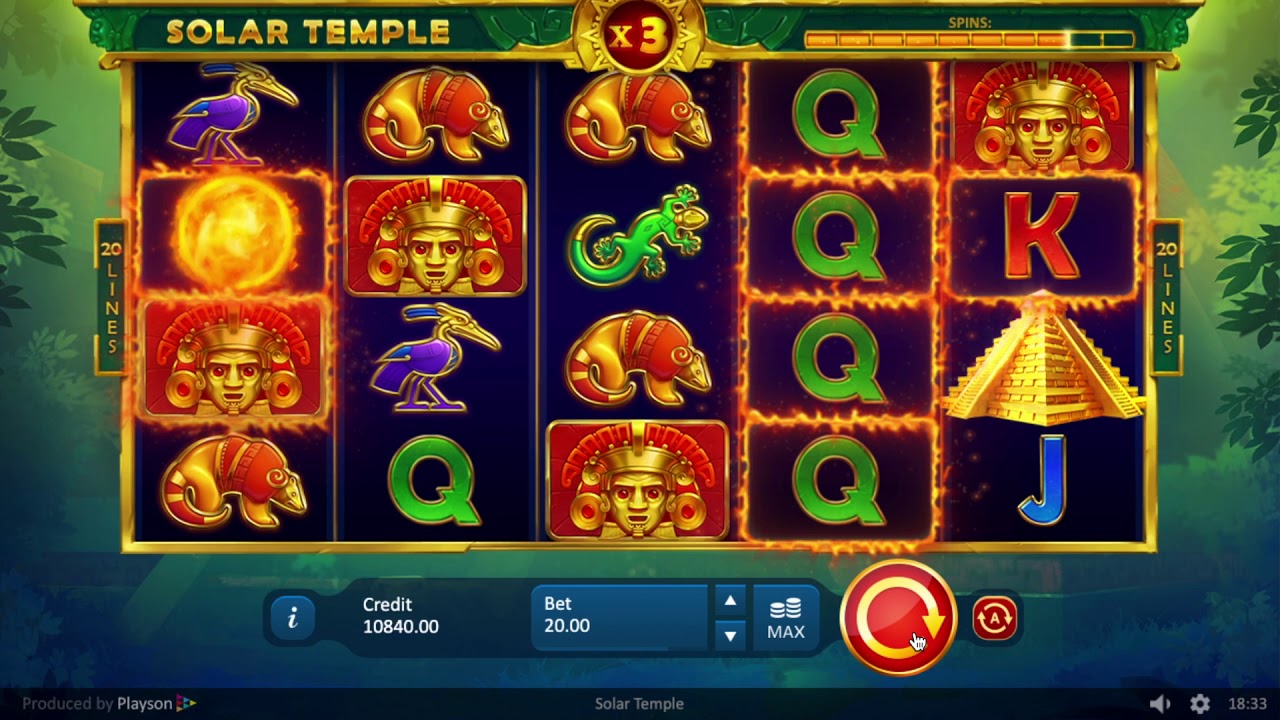 Solar Temple Slots Online