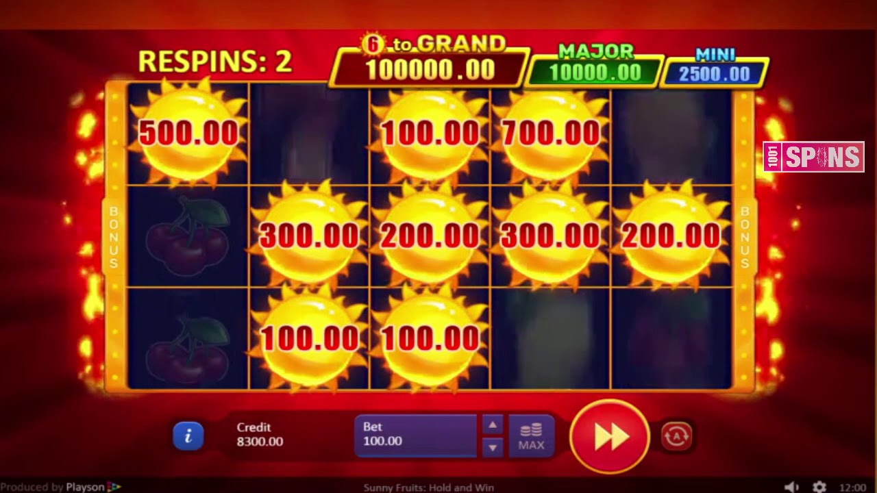 Sunny Fruits: Hold the Win Casino Game