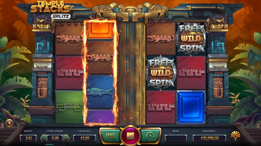 Temple Stack: Splitz Slots Game