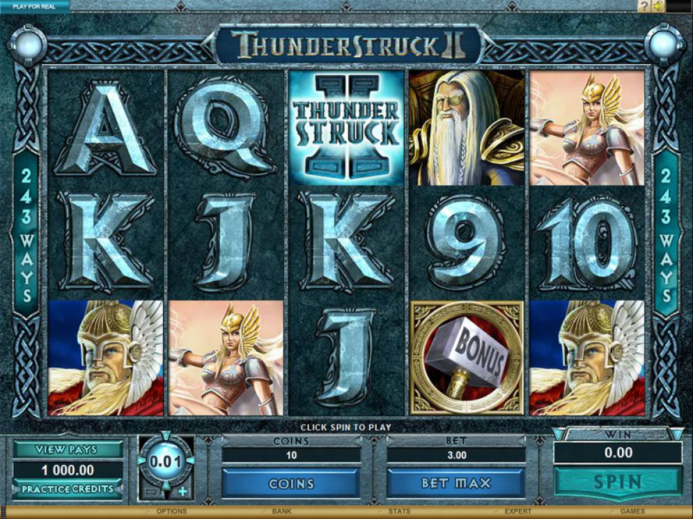 Thunderstruck II gameplay slot