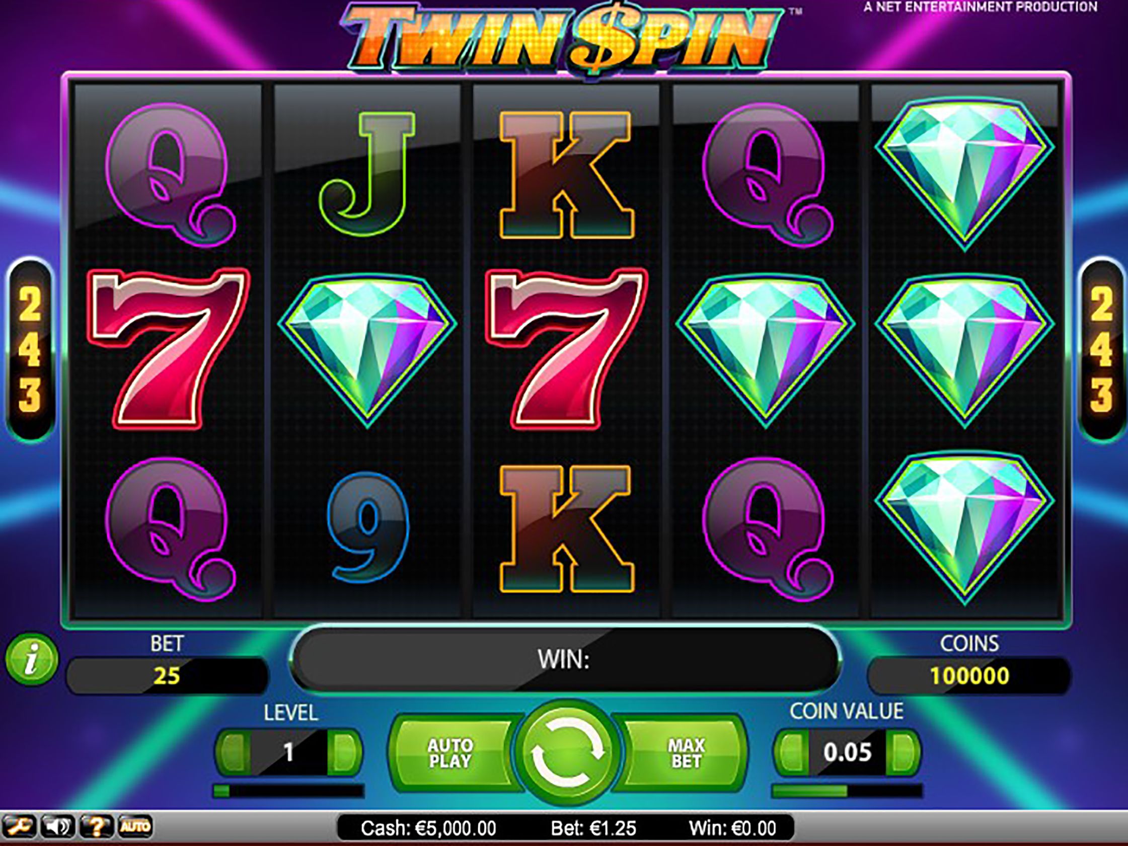 Twin Spin Casino gameplay