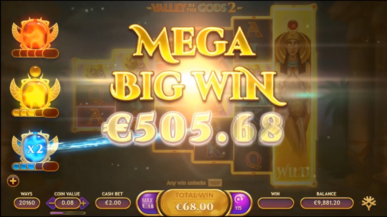 Valley of the Gods 2 Slots Paytable