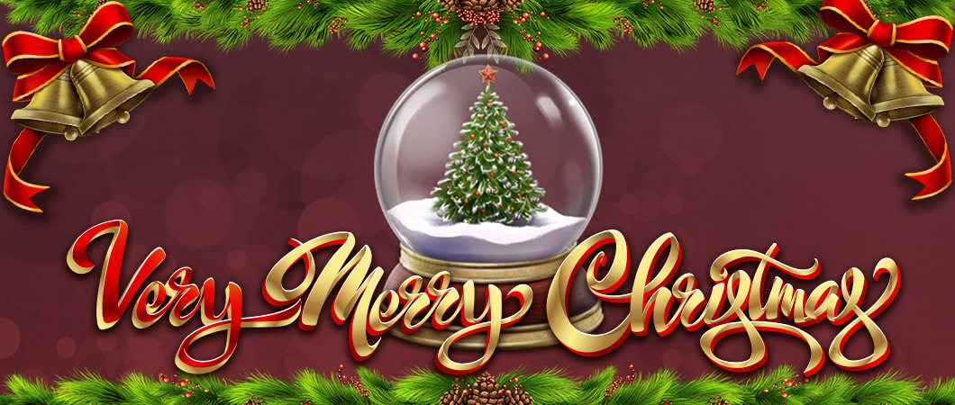 Very Merry Christmas Jackpot Slot Logo Umbingo