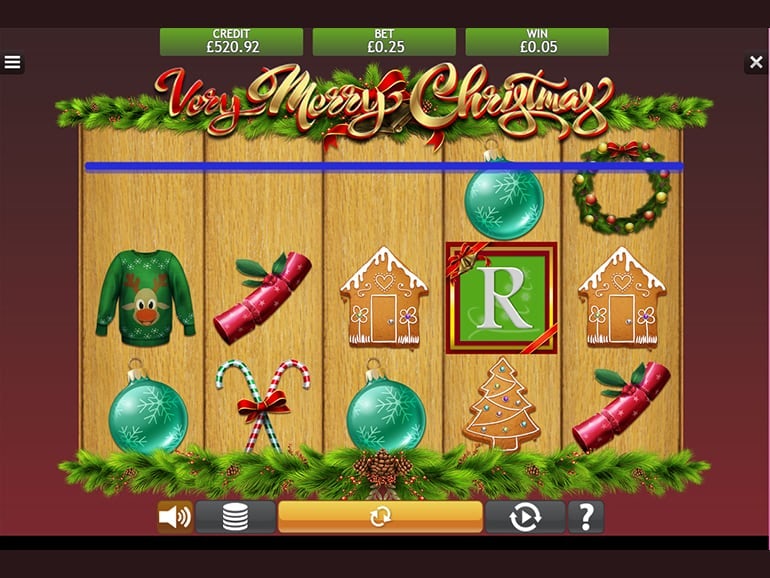 Very Merry Christmas Slot Reels