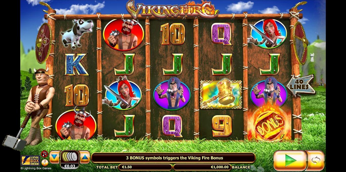 Viking Fire slot gameplay