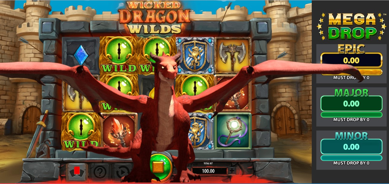 Wicked Dragon Wild Mega Drop Slots