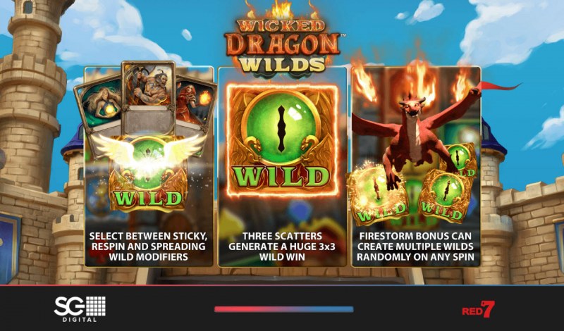 Wicked Dragon Wild Slot Wilds