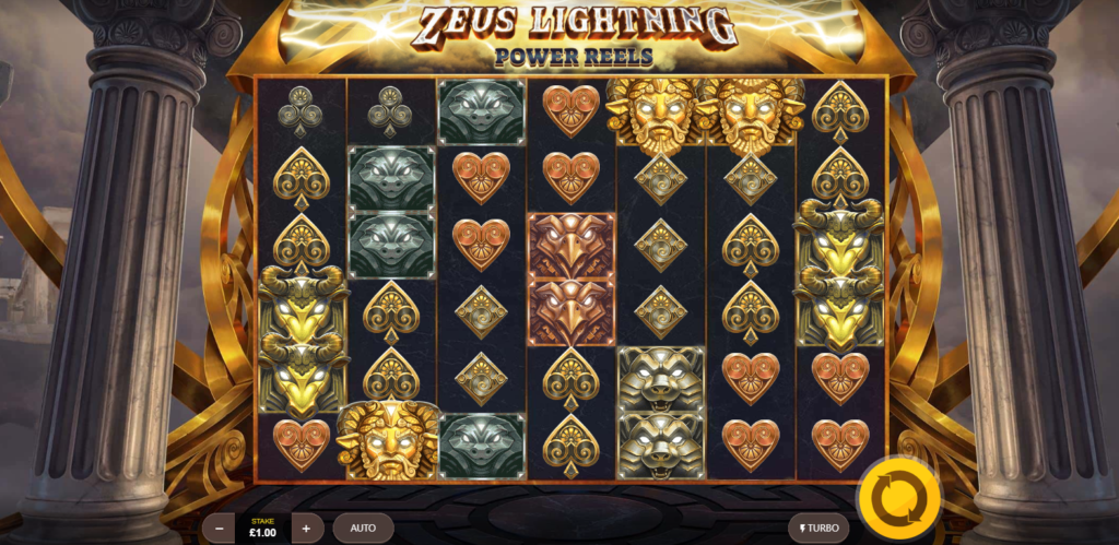 Zeus Lightning Power Reels Slots Game